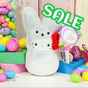 Sanrio Easter Hello Kitty x Peeps Marshmallow Scented Bunny Plush NWT 6”